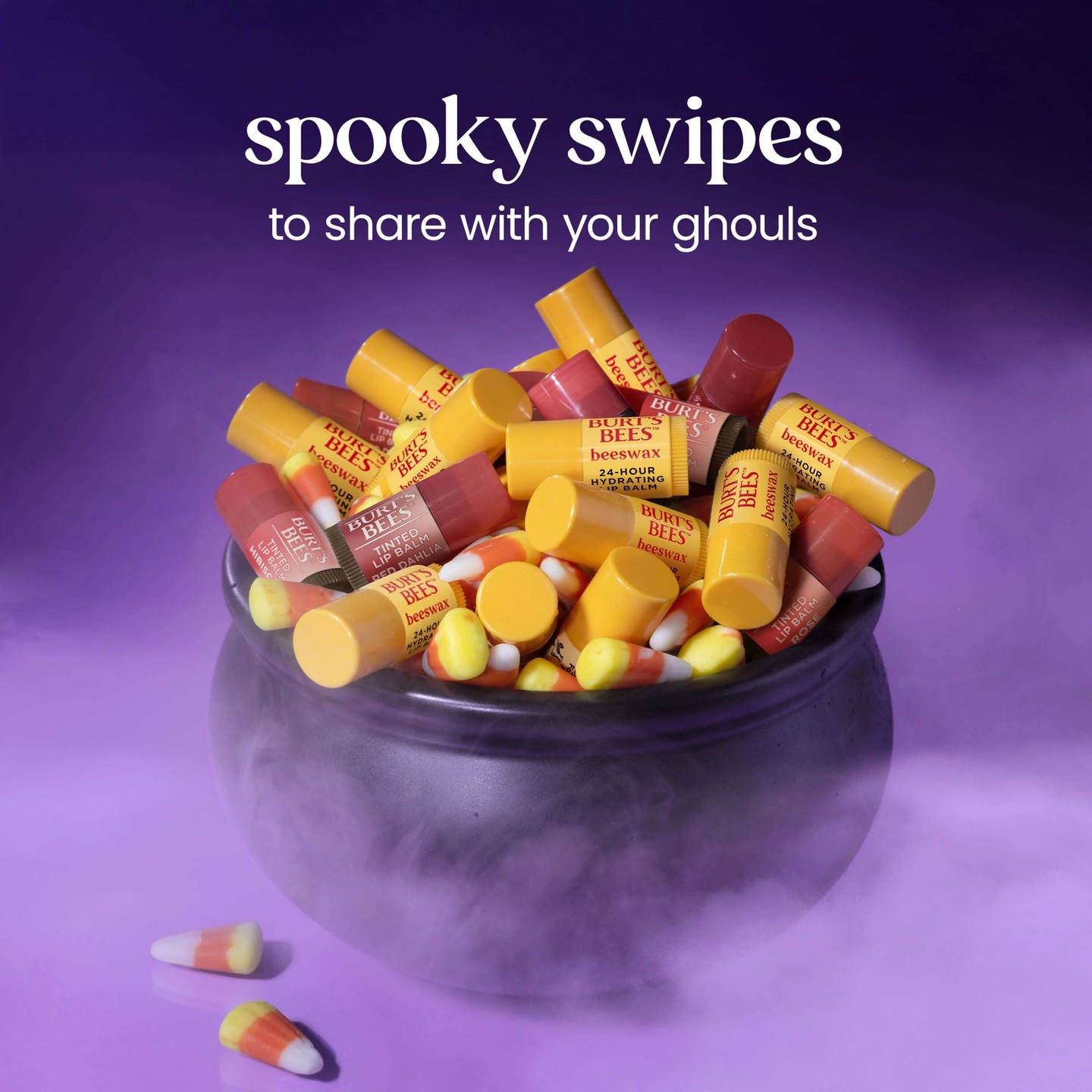 Набор оттеночных бальзамов для губ Burt's Bees Halloween, 3 шт. — фото 6