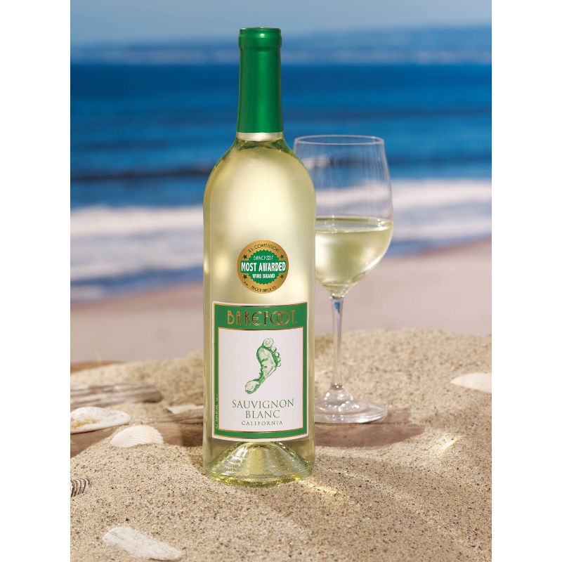 Barefoot Cellars Sauvignon Blanc White Wine - 750ml Bottle, 3 of 6