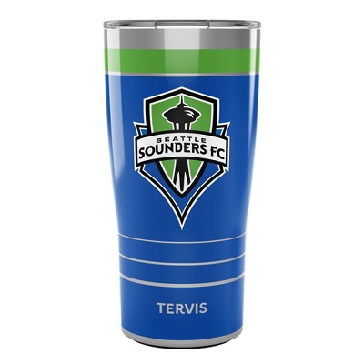 MLS Seattle Sounders 20oz MVP Stripe Stainless Steel Tumbler