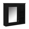 NicBex Wall Mounted Bathroom Storage Cabinet,30'' x28'' Medicine Cabinet with 3 Open Shelves and Mirror,Bathroom Storage Cabinet for Bathroom - 4 of 4