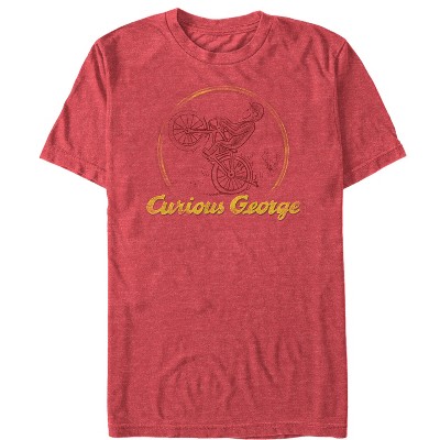 curious george red t shirt