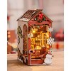 ROBOTIME 3D Puzzles DIY Miniature Dolls House Kit Wooden Puzzle, Book Shelf Decoration, Unique Holiday Gifts, Multicolored, 8.58"*5.35"*9.72" - 2 of 4