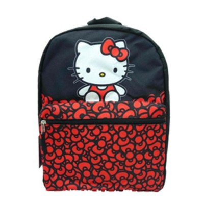 Hello Kitty Nylon Backpack 16" School Bookbag for Girls ages 3+