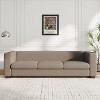 NicBex Modern 3-Seat Sofa Large Couch for Living Room,Bedroom,Comfy Tufted Upholstered Lounge Settee Sofa with Deep Cushions - 2 of 4