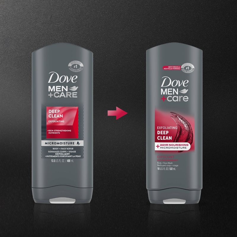 Dove Men+Care Deep Clean Micro Moisture Purifying Body Wash - 18 fl oz, 5 of 9