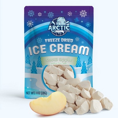 Arctic Farms Freeze Dried Ice Cream That Does Not Melt (Bits) (Snow Mountain Apple)