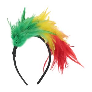 Unique Bargains Women's Color Matching Feathers Headband 1 Pc - 1 of 4