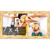 PosterPalooza | Photo Size Shabby Chic Yellow Frame - UV Acrylic, Foam Board Backing, Hanging Hardware - 2 of 4