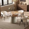 Luck Live 59.05 in. Medieval Modern Round Dining Table, suitable for 6-8 people - 2 of 4