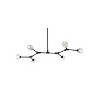 Elegant Lighting Zayne 6 Light Pendant in Black - 3 of 4