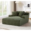 NicBex Couches for Living Room 66.1" Oversized Chaise Lounge Chair Corduroy Upholstered Sofa Sleeper Chair with Full Foam Cushioning - 4 of 4