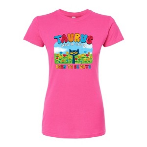 Women's - Pete the Cat - Taurus Fitted Graphic T-Shirt - 1 of 3