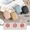 Paaaawaters Leather Coin Purse, Small Change Purse Keychain Wallet for Women, Mini Coin Pouch with Zipper - 3 of 4