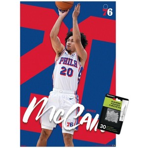 Trends International NBA Philadelphia 76ers - Jared McCain 25 Unframed Wall Poster Prints - 1 of 4