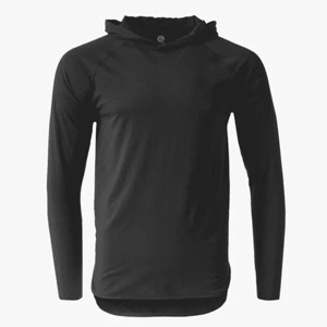 Varsity Lightweight Droptail Long Sleeve Hoodie | Unisex Athletic Hooded Sweatshirt for Men & Women - 1 of 2