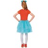 Dr. Seuss Girl's Thing 1 Halloween Costume Dress - 2 of 4
