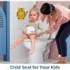 WhizmaxToilet Seat, Slow Soft Close Magnets Down Lock Quick Release, Quick Top Mount Toilet Seat White - 4 of 4