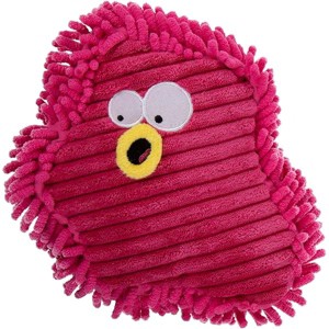 goDog PlayClean Germs Squeaky Plush Dog Toy with Odor-Eliminating Essential Oils, Chew Guard Technology - Pink, Small - 1 of 1