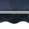 Resenkos Patio Awning, Outdoor Sun Shade Shelter Cover Awnings,10' x 8' Retractable Awning, Patio Awnings, Sunshade Shelter w/ Manual Crank Handle, - 4 of 4