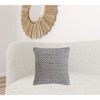 HomeRoots 20" X 20" Ivory Red Green Blue Yellow And Orange 100% Cotton Geometric Zippered Pillow - 2 of 4
