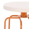 Osamu Counter Stool - FOX3257A - Cream/Orange - Safavieh Couture - 4 of 4