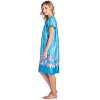Casual Nights Women's Round Neck Mu-Mu Housecoat Lounger - 2 of 4
