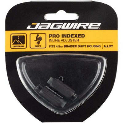 Jagwire Pro 4.5mm Indexed Inline Cable Tension Adjusters Pair For Braided Shift Housingx Black