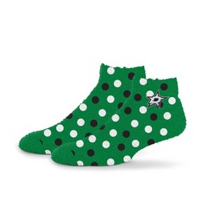 NHL Dallas Stars Random Dots Fuzzy Socks - 1 of 3