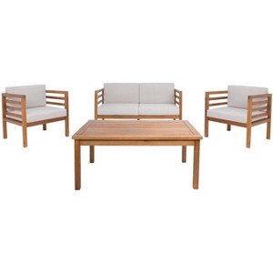 Kinnell 4Pc Living Set - Indoor/Outdoor - PAT7311 - Safavieh - 1 of 4