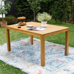 Cambridge Casual Abbington Rectangle Teak Wood Outdoor Dining Table - 1 of 4