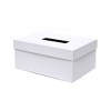 9x3.3 Heart Shaped Valentine's Day Gift Box White - Spritz™