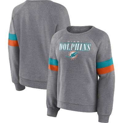 Miami Dolphins '47 Interstate Throwback Sweatshirt - Gray