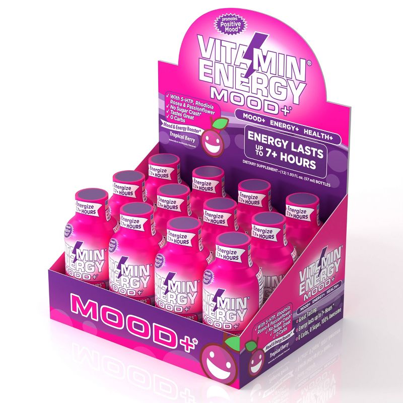 Vitamin Energy Mood Supplements - 1.93 fl oz, 3 of 6