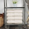 Cotton Solid Highly-Absorbent 4-Piece Bath Towel Set by Blue Nile Mills - 2 of 4