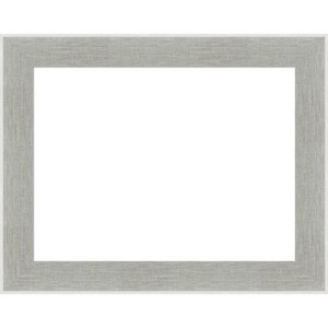 Amanti Art Glam Linen Grey Framed Dry Erase Magnetic Board - 1 of 4