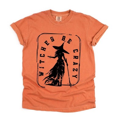 Simply Sage Market Women's Witches Be Crazy Rectangle Short Sleeve Garment Dyed Tee