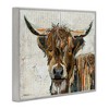 Stupell Industries Highland Cattle Cow Collage Portrait Black Framed Giclee Art - 3 of 4
