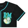Mens Rick and Morty Jersey - Rick and Morty Mens Baseball Jersey - Rick & Morty Mesh Button Down Jersey - 4 of 4