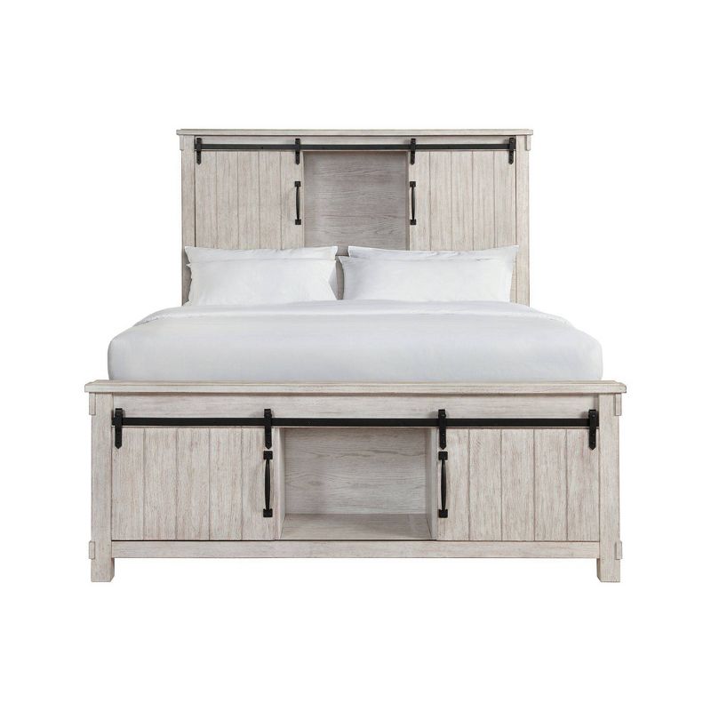 Queen Jack Platform Storage Bed White - Picket House Furnishings, 1 of 13