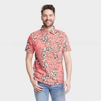 Lucky Brand Men's Short Sleeve Linen Button Up Shirt : Target