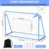 Soccer Rebounder Net with Adjustable Angle, Heavy-Duty Iron Frame for Football Training, Solo & Team Practice, - 3 of 4