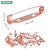 Unique Bargains Durable Multipurpose Iron Badge Brooch Pin Backs Safety Clasp 60 Pcs - 3 of 4