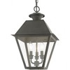 Livex Lighting Wentworth 3 - Light Pendant in  Charcoal - 3 of 4