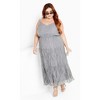 Women's Plus Size Sabina Maxi Dress - bluebell | CITY CHIC - image 2 of 4