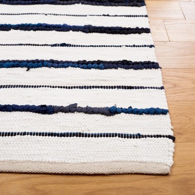 Ivory Cotton-Synthetic Blend Handwoven 4' x 6' Montauk Area Rug