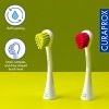 Curaprox Hydrosonic Rainbow Sensitive Brush Heads, Magenta/Green, 2 pcs - 4 of 4