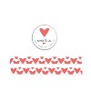 Illustrated Masking Tape by Ramus & Co - 3ct Rolls, Assorted Rolls (Rainbow + Pink Sunset + Hearts) - 4 of 4