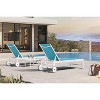PURPLE LEAF Outdoor Chaise Lounge Set Adjustable Recliner with Side Table Aluminum Outdoor Lounger - 2 of 4