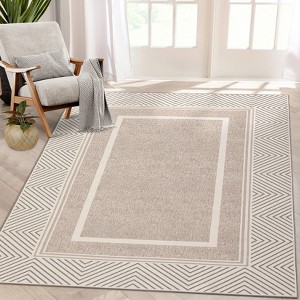 Machine Washable Rug with Rubber Backing - 1 of 4