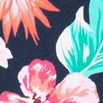 navy tropical floral
